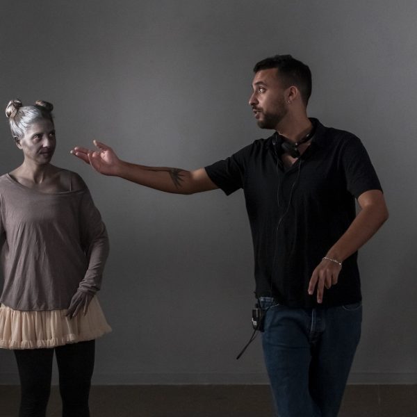 אורית בכר אדר, האבודים, מיקיינג אוף, הגר פרוטפינו ומנחה השחקנים יותן ויצמן , קרדיט לצילום יגאל פרדו